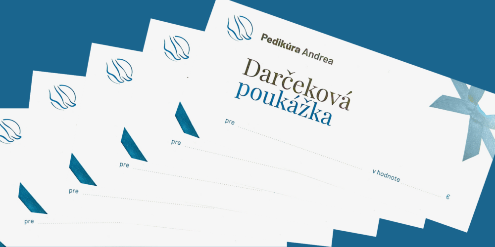 Darčeková poukážka zelené pozadie